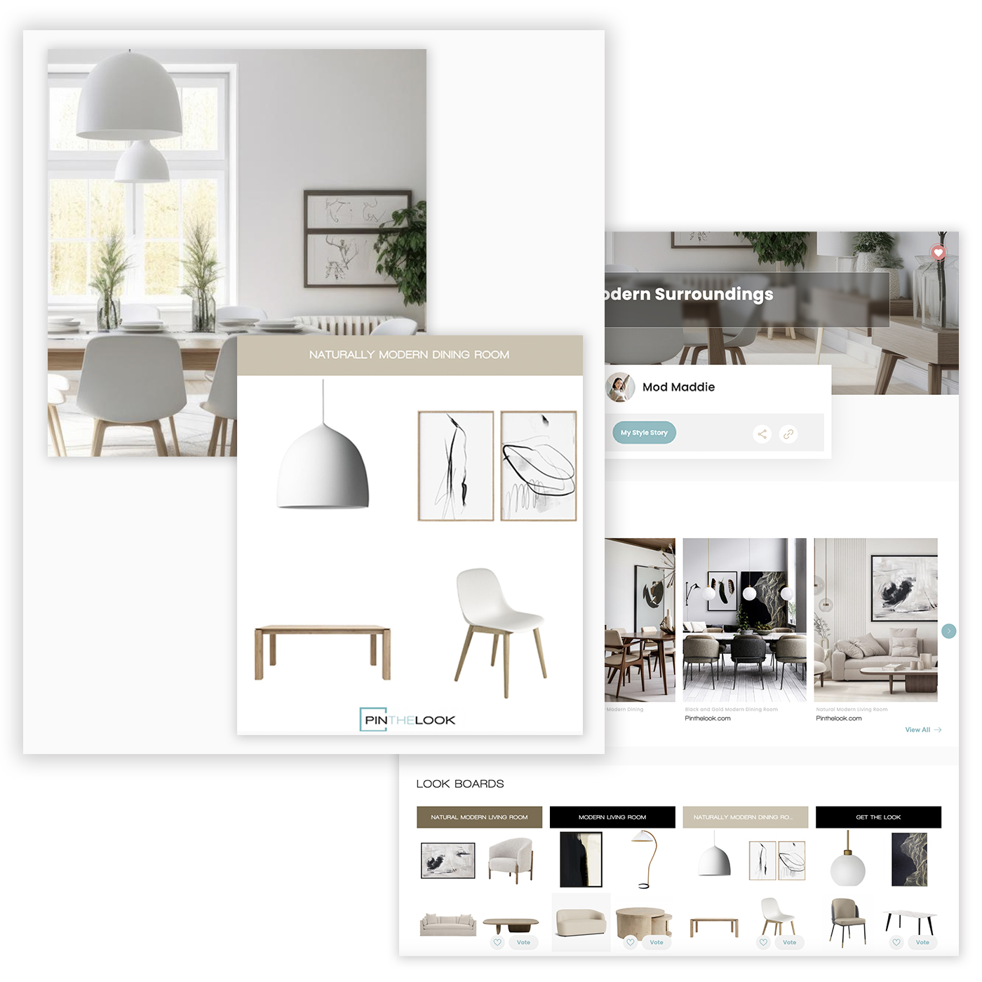 Free Access to Curated Interior Designs | Pin the Look